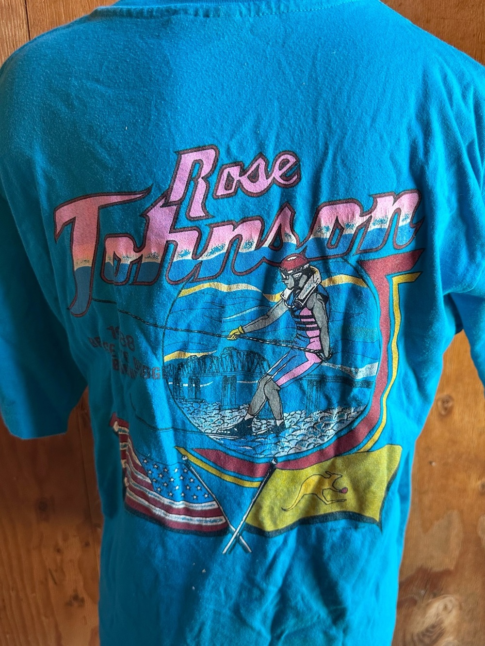 Vintage 1988 t shirt bridge to bridge bound surf surfer 80s